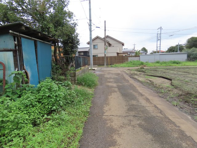 川越市小堤売地の前面道路含む現地写真
