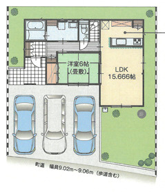 【比企郡小川町東小川5丁目1号棟 区画図】