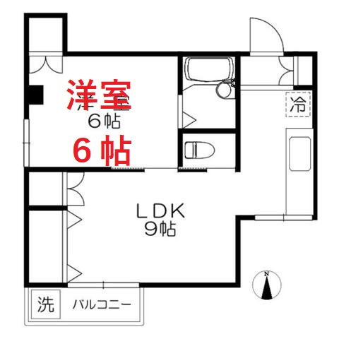 【間取り】 | コーポ塩田