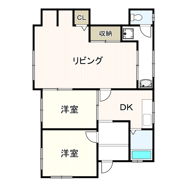 青山平屋の間取り