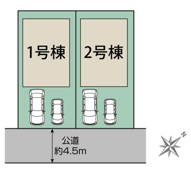 千葉市若葉区西都賀５丁目の区画図