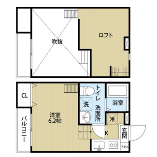 【間取り】 | KAHALE松戸A | 間取りです。