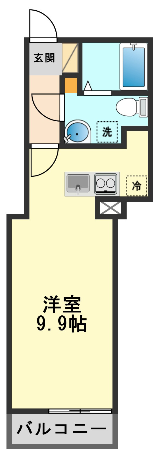 Glanz東瑞江の間取り