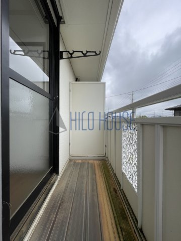 神田コーポのバルコニー