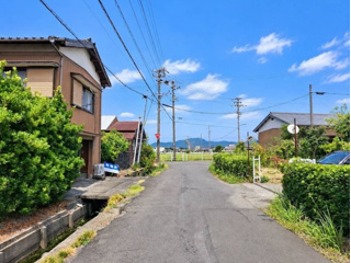 売土地　焼津市田尻の前面道路含む現地写真
