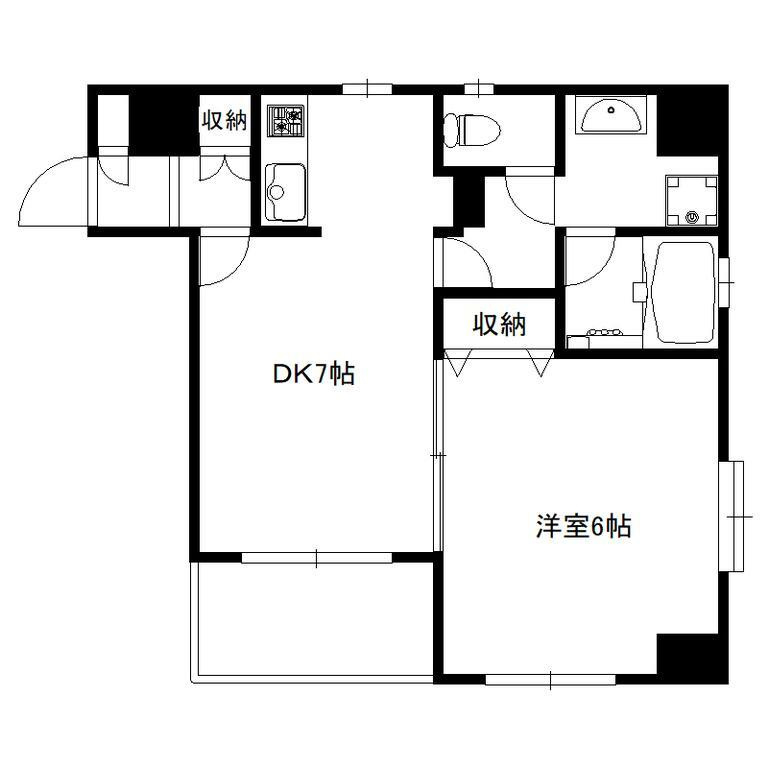 リビナ奥村ドゥーの間取り