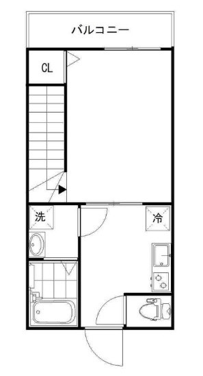MELDIA上荻3丁目の間取り|間取りです。