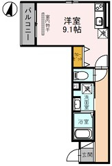D-room宮の前の間取り