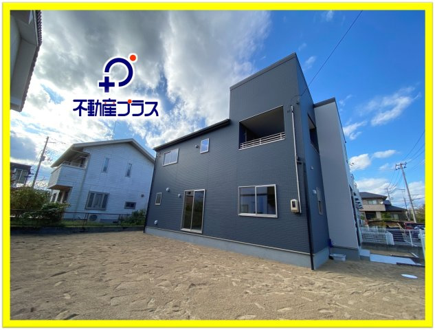 【いわき市内郷白水町／3号棟】3LDK＋タタミコーナー＋2WICの外観|同施工◆外観の写真です◆　
暮らしやすさに配慮したゆとりある住空間です♪　人気のデザイナーズ物件で気分が上がりますね♪（＾＾）/