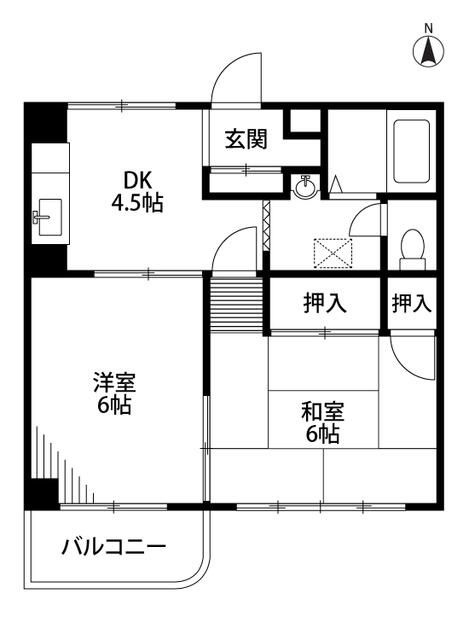ＬｅｓＳｔａ平和台の間取り