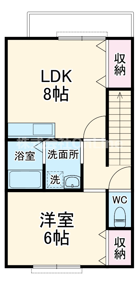 メゾンニュー池島ⅡAの間取り