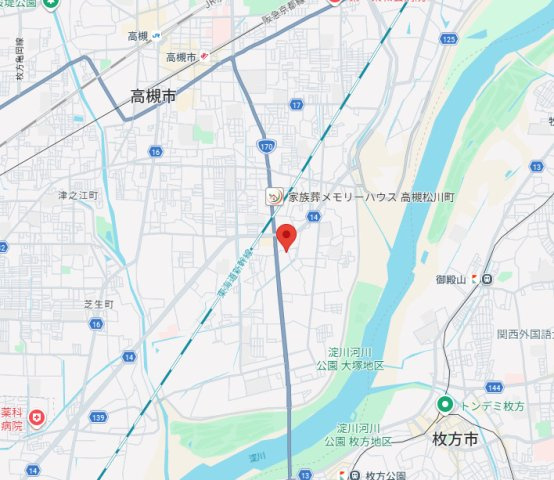 辻子2丁目戸建の地図