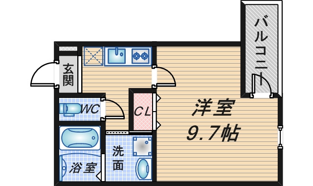 ジュネス服部南町の間取り