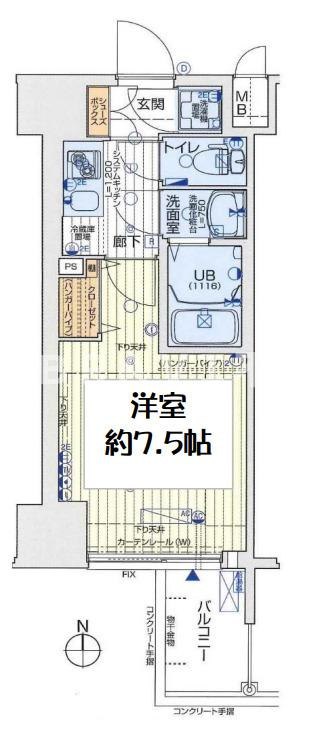 プレミアムコート谷町４丁目 BRAVI不動産の間取り|【プレミアムコート谷町4丁目】