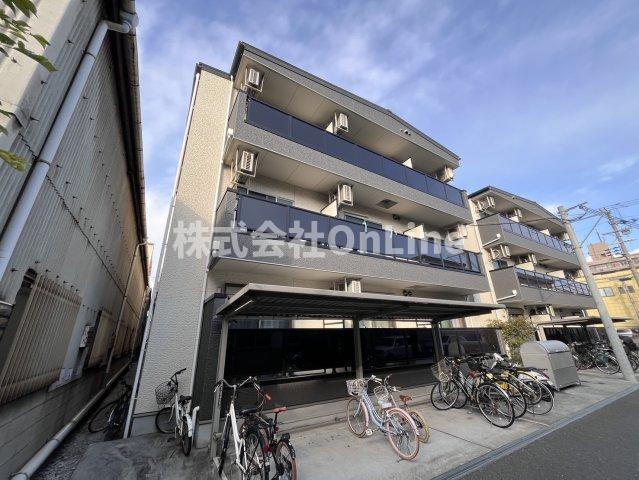 大阪市平野区加美東４丁目のアパートの外観