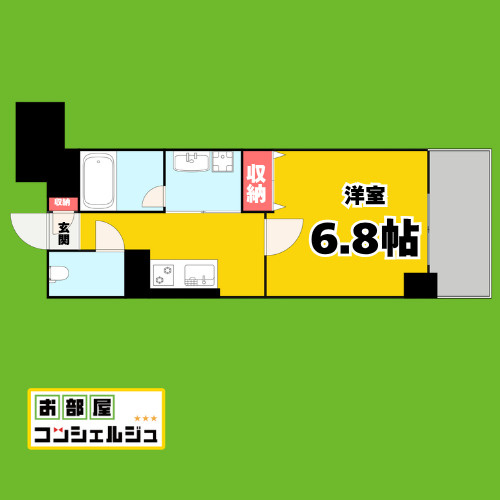 サクシード大曽根の間取り