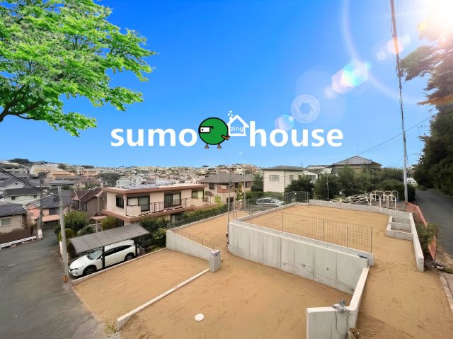 玉川学園1丁目プロジェクト　2号棟の前面道路含む現地写真