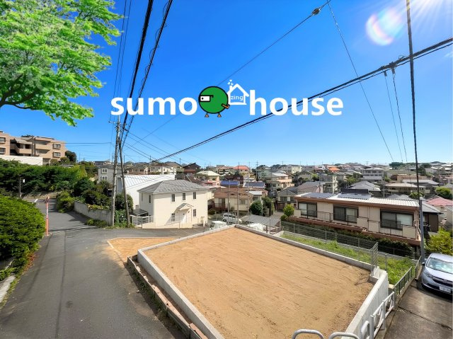 玉川学園1丁目プロジェクト　1号棟の前面道路含む現地写真