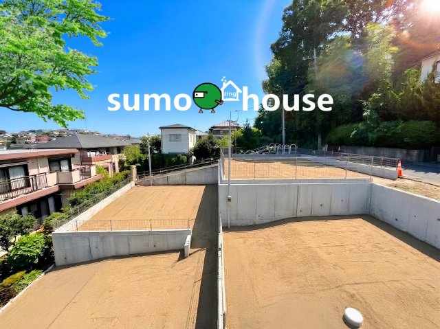 玉川学園1丁目プロジェクト　1号棟の前面道路含む現地写真