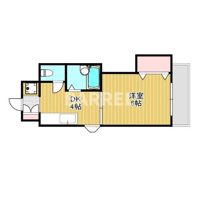 岡崎ハイツの間取り