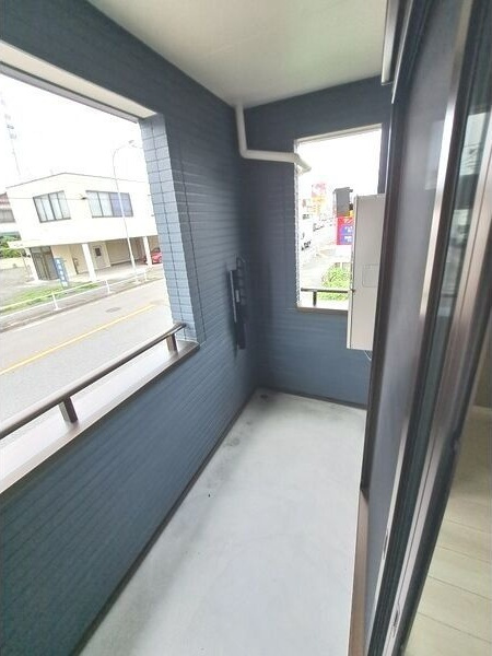 リーブルファイン本城町のバルコニー