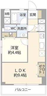 【間取り】 | 千代田マンション（０１３０５６） | 間取りです。