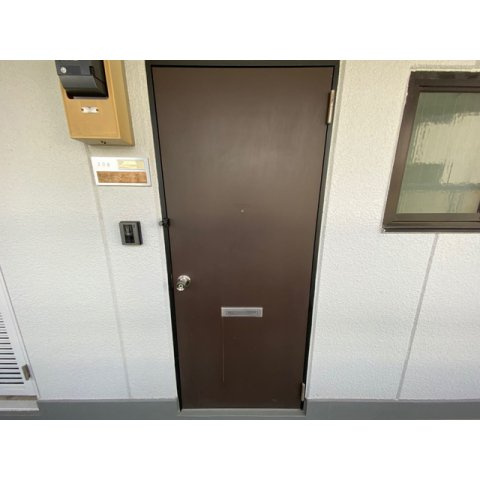 ニュースカイハイツの玄関