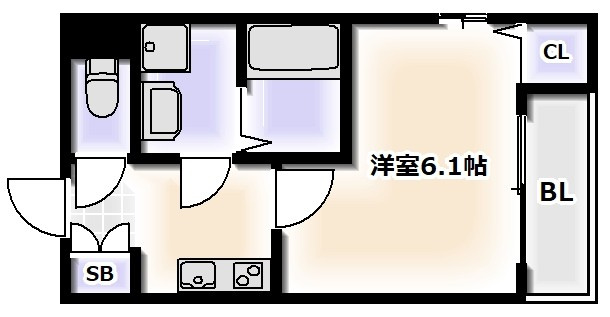 ハーモニーテラス杉本Ⅱの間取り