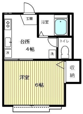 メゾンタチバナの間取り