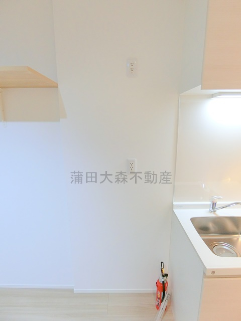イリス糀谷のキッチン|冷蔵庫置き場