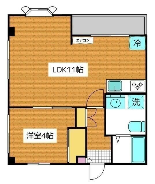 グリーンパレスＭＫの間取り