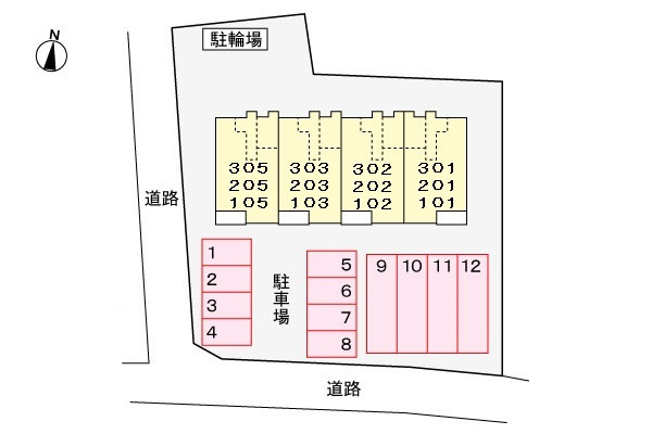 シャイニーの区画図