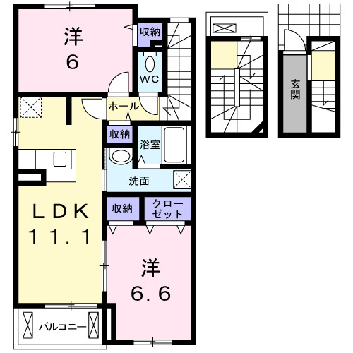 シャイニーの間取り