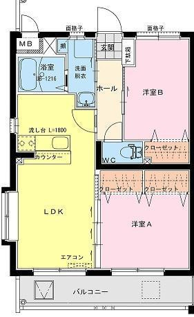 【間取り】 | リヴェール MYM | リヴェール MYMの間取り