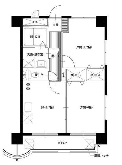 【間取り】 | 松橋マンション | 松橋マンションの間取り