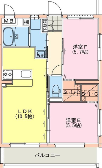 【間取り】 | シャルテハイムV | シャルテハイムVの間取り