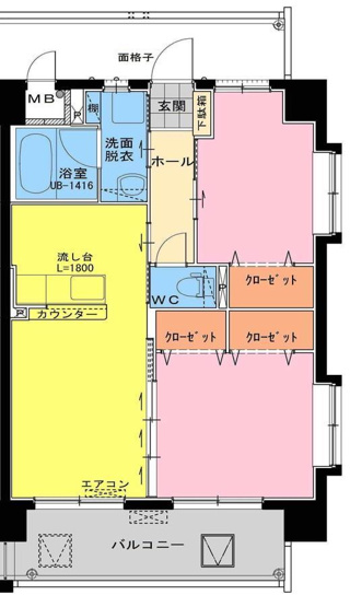 【間取り】 | Rivers Court（リバーズ コート） | Rivers Court（リバーズ コート）の間取り