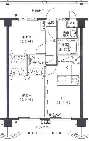 【間取り】 | 三門マンション | 三門マンションの間取り
