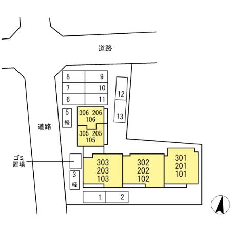 【区画図】 | アルカコンネ栄