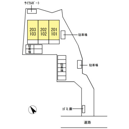 【区画図】 | メゾン フローリッシュ