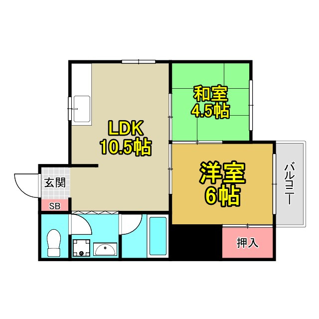 橋本ビルの間取り
