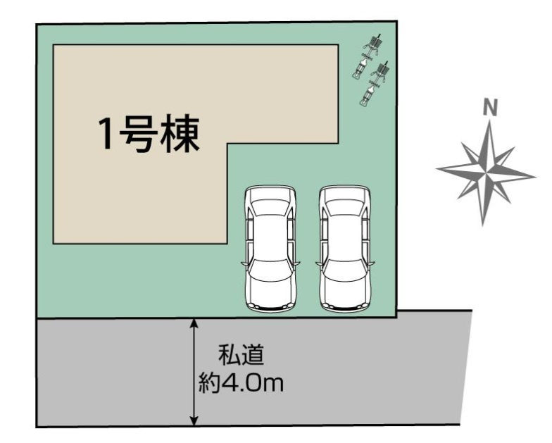 習志野市東習志野８丁目の区画図