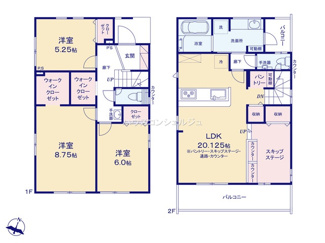 【間取り】 | 名古屋市緑区東神の倉１丁目2611【仲介手数料無料】新築一戸建て　2号棟
