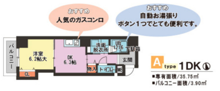 カーサ　ラピスの間取り