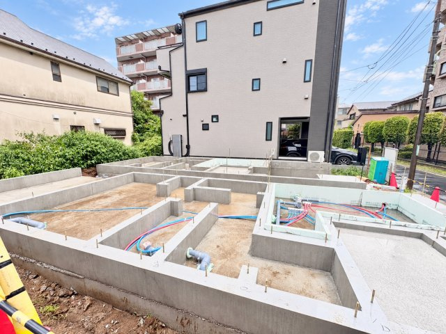 大田区西蒲田4丁目　新築戸建　全2棟の外観|2026.09.06撮影

現地ご見学希望・資料請求などお気軽にお問い合わせ下さい！
03-5990-5201