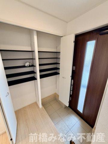 【新築】前橋市青柳町第28　９号棟(全10棟)　クレイドルガーデン　新築建売分譲の玄関|玄関です