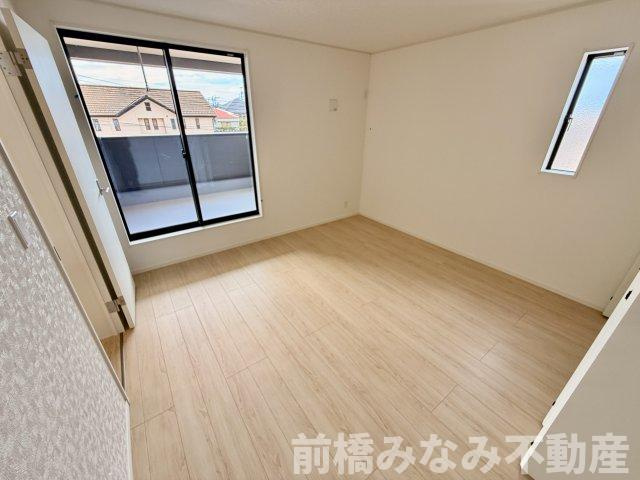 【新築】前橋市青柳町第28　９号棟(全10棟)　クレイドルガーデン　新築建売分譲の洋室|スタンダードな洋室です