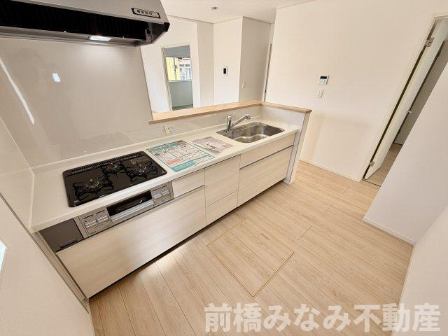 【新築平屋】前橋市青柳町第28　３号棟(全10棟)　クレイドルガーデン　新築建売分譲のキッチン