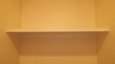 ジョイキャッスルのトイレ|お手洗いには収納棚が御座います
