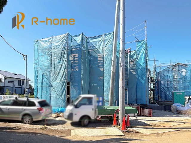 第2土浦市天川　新築戸建て　1号棟の外観|ご予約を頂ければ、『平日』はもちろん『早朝』や『夜間』もご見学可能です♪お気軽にお申し付けください♪